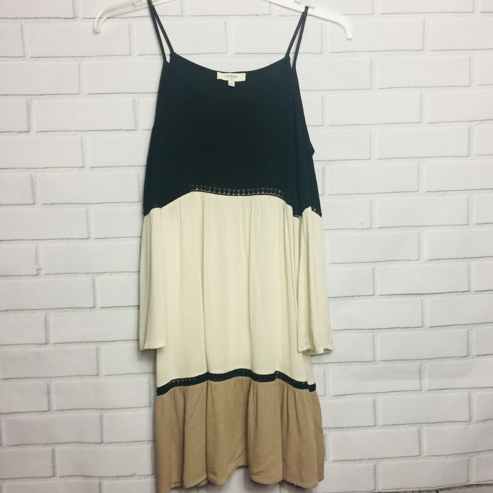 UMGEE BOHO FESTIVAL COLD SHOULDER DRESS|| Sz Large